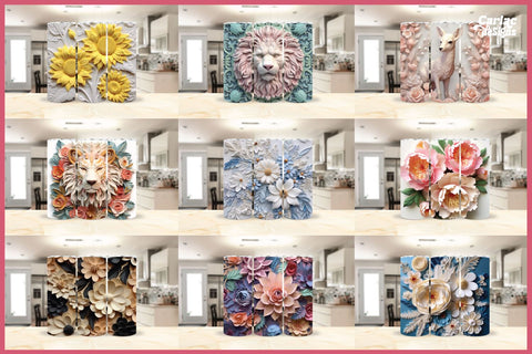 3d Tumbler Sublimation Wrap Bundle Sublimation Carla C Designs 