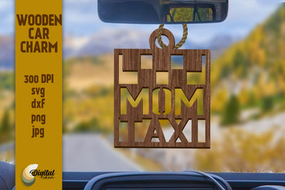 3D Wooden Keychain. Charms Laser. Wooden Car Charms Laser Cut SVG Evgenyia Guschina 