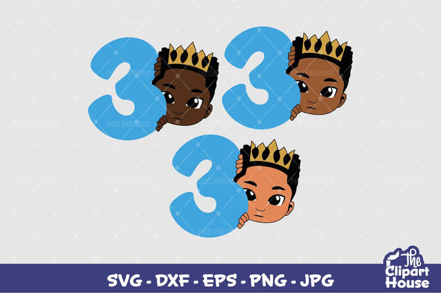 3rd Birthday Boy Peek SVG The Clipart House 