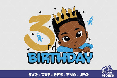 3rd Birthday Boy SVG The Clipart House 