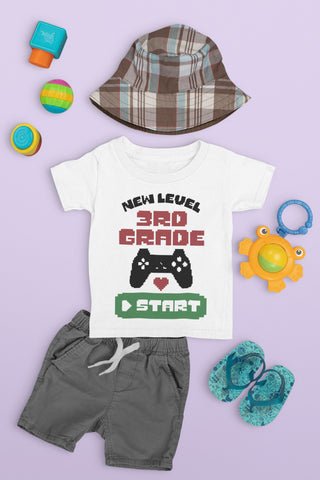 3rd Grade Level Svg, Back To School Svg,3rd Grade Cricut Cut Files,Video Game, School SVG,Glowforge ,Kids 3rd Grade Svg,School Shirt Design SVG NextArtWorks 