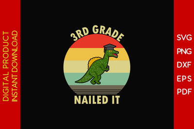 3rd Grade Nailed It Graduation SVG PNG PDF Cut File SVG Creativedesigntee 