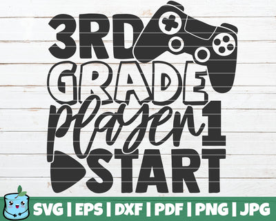 3rd Grade Player 1 Start SVG MintyMarshmallows 