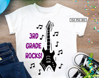3rd Grade Rocks SVG Calico Creations Svg 