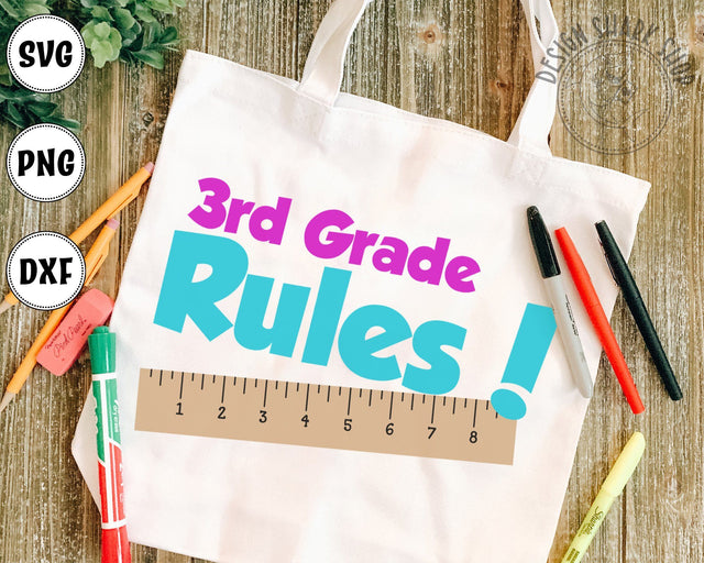3rd Grade Rules SVG Design Shark 