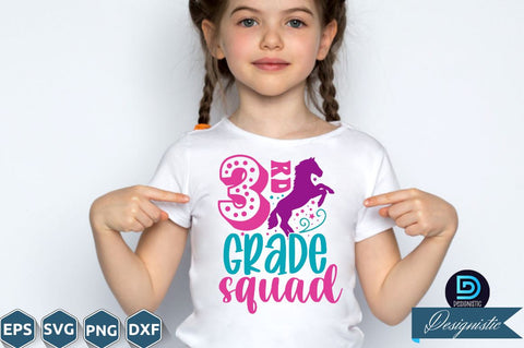 3rd grade squad, Back to School SVG SVG DESIGNISTIC 