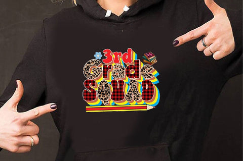 3rd Grade Squad Sublimation SVGArt 