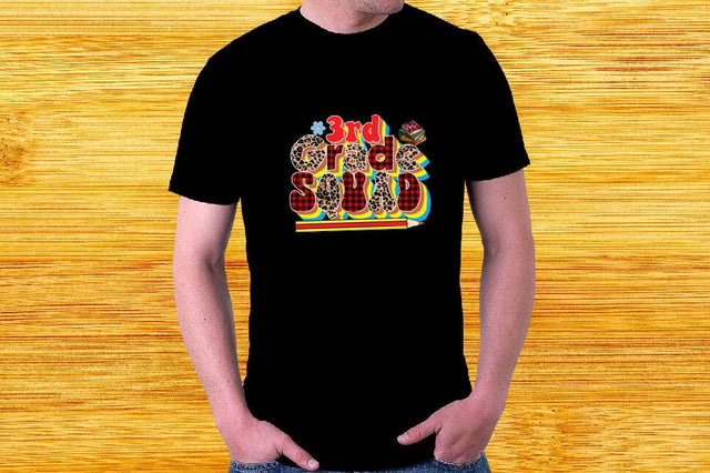 3rd Grade Squad Sublimation SVGArt 