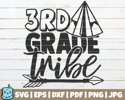 3rd Grade Tribe SVG MintyMarshmallows 