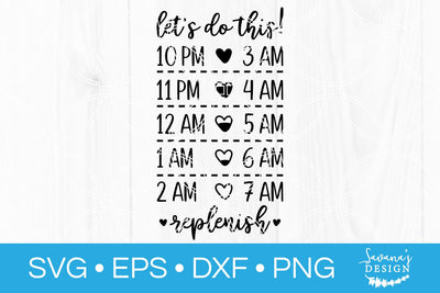 3rd Shift Water Bottle Refill SVG SVG SavanasDesign 