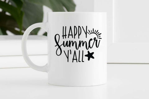4 Happy summer Y'all svg, Sunshine svg, Summer vibes svg, Summer t shirt svg, Vacation Svg, Ocean Svg Svg, Beach Svg, Beach t shirt svg, Summer mug svg, Beach time svg, Summer Cut Files, Hello summer svg, Lake time SVG Isabella Machell 