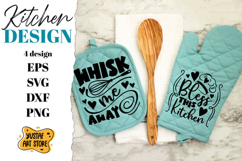 4 Kitchen SVG design. Kitchen quotes. Kitchen decor SVG Yustaf Art Store 