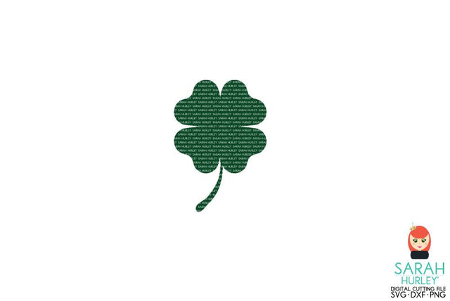 4 Leaf Clover SVG Sarah Hurley 