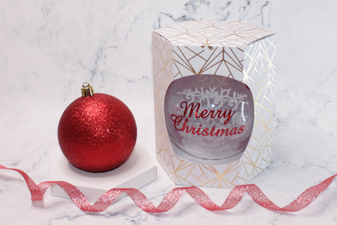 4" Ornament gift box svg, Christmas ornament box svg 3D Paper CuttingLineStore 