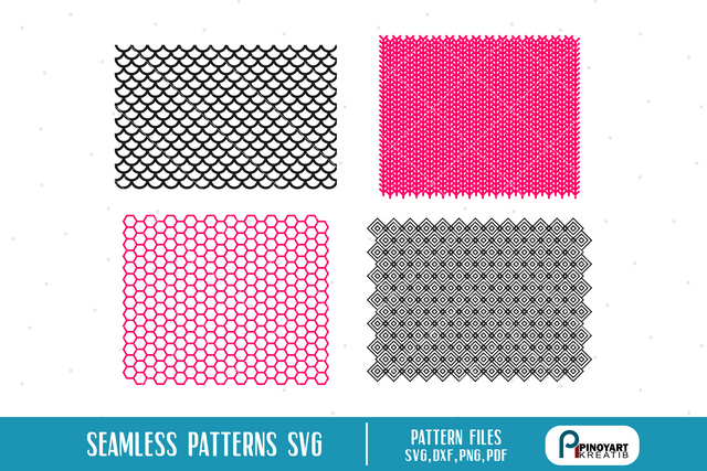 4 Seamless Pattern Svg SVG Pinoyart Kreatib