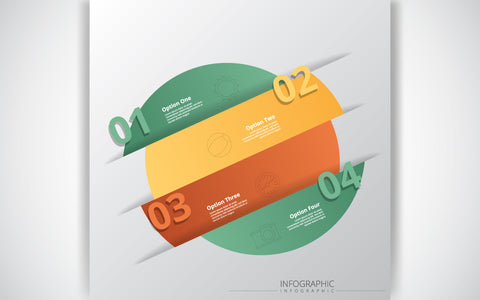 4-Step Circle Slider infographic template SVG naemmiah021 