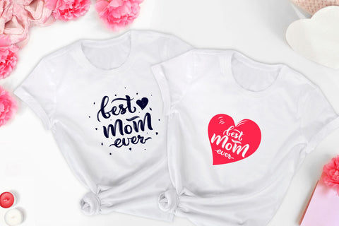 4 Sublimation t shirt design. Best mom ever. Mom quotes. PNG SVG Angelina Semenova 
