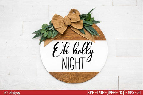 40 Door Round Signs Bundle | Merry Christmas Bundle SVG SVG TatiStudio 