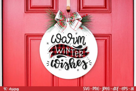 40 Door Round Signs Bundle | Merry Christmas Bundle SVG SVG TatiStudio 