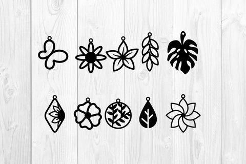 40 earring svg bundle SVG dadan_pm 