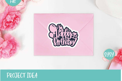 40 Printable Happy Birthday Digital Stickers Bundle SVG OyoyStudioDigitals 