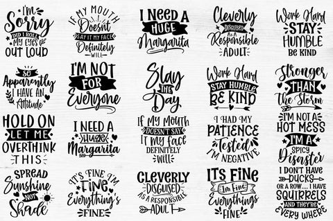 40 Sarcasm Svg Bundle, Sarcastic Bundle Svg, Sarcastic Svg Bundle, Funny Svg Bundle, Sarcastic Sayings Svg Bundle, Sarcastic Quotes Svg SVG Svgcraft 