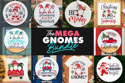 40 SVG Gnomes MEGA Bundle | BEST SELLER | Christmas SVG SVG The Vintage Signs Shop 