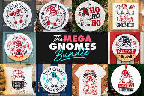 40 SVG Gnomes MEGA Bundle | BEST SELLER | Christmas SVG SVG The Vintage Signs Shop 