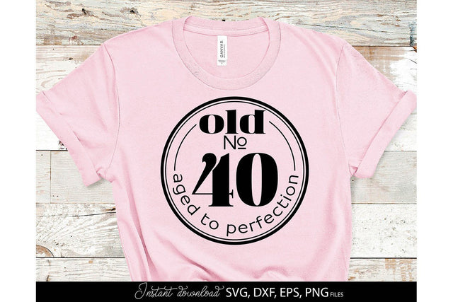 40th And Fabulous SVG | 40th Birthday Shirt SVG | 40th Birthday Gift SVG March Design Studio 