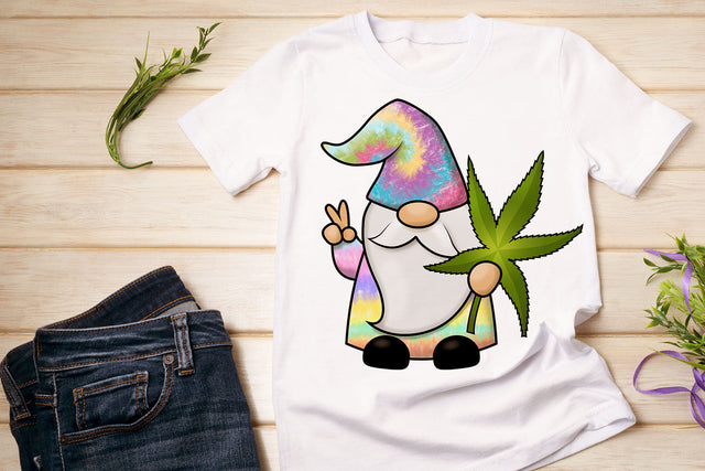 420 Gnome with Cannabis Printable Sublimation PNG File Sublimation Designed by Geeks 