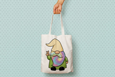 420 Gnome with Tie Dye Beard Printable Sublimation PNG File Sublimation Designed by Geeks 