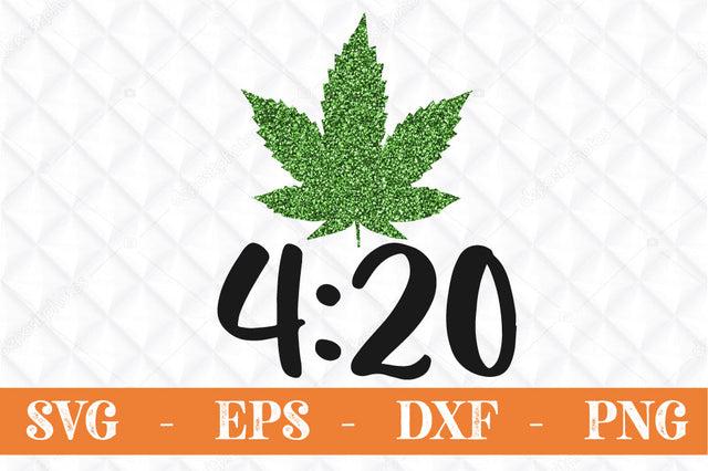 4:20 weed svg cut file SVG Svgcraft 