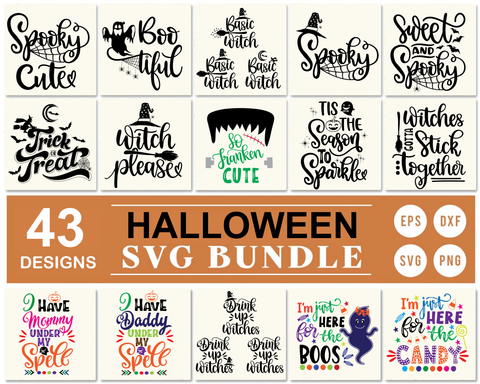 43 Styles Halloween Svg Bundle SVG Artstoredigital 