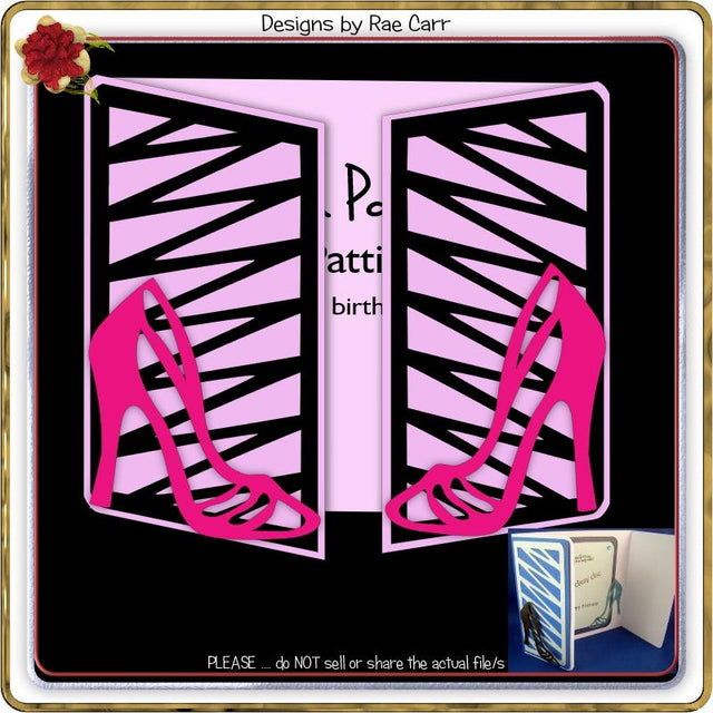 436 Gatefold Greeting Card SVG Designs by Rae 