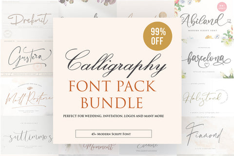 45+ Best Calligraphy Font Bundle Font Vultype Co 