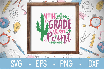 4th grade is on point svg cut file SVG Svgcraft 