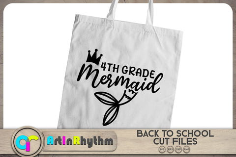 4th grade mermaid SVG / Back to school SVG SVG Artinrhythm shop 