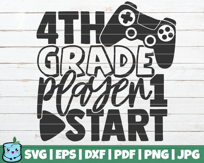 4th Grade Player 1 Start SVG MintyMarshmallows 