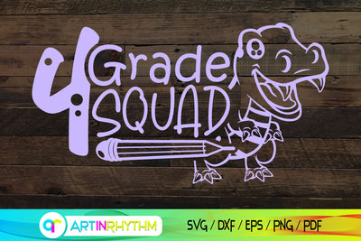 4th grade svg, School svg SVG Artinrhythm shop 