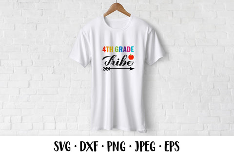 4th Grade tribe SVG. First day of school quote shirt design SVG LaBelezoka 