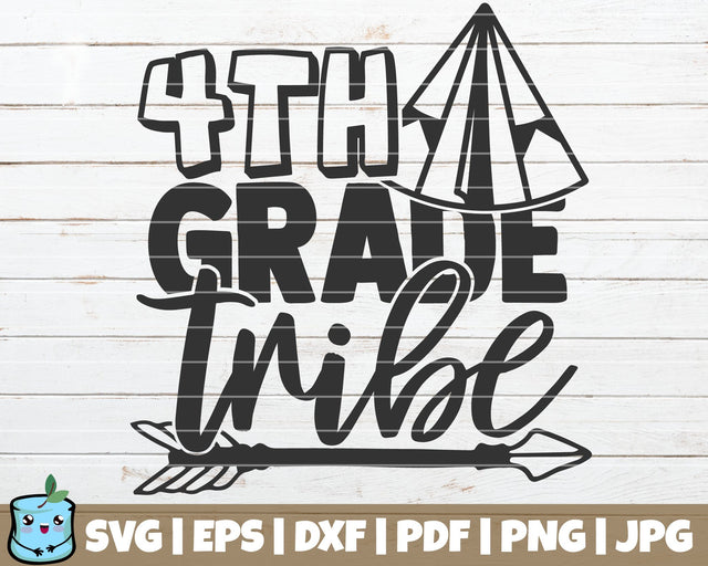 4th Grade Tribe SVG MintyMarshmallows 