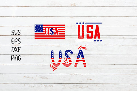 4th July Celebration Flag, USA svg cut file SVG SmmrDesign 