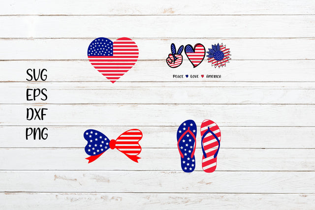 4th July Clipart's svg cut file SVG SmmrDesign 