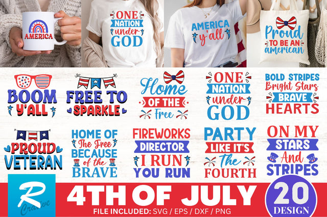 4th July of SVG Bundle SVG Regulrcrative 