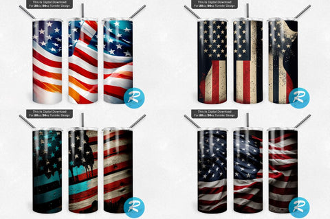 4th July Png Tumbler Bundle Sublimation Regulrcrative 