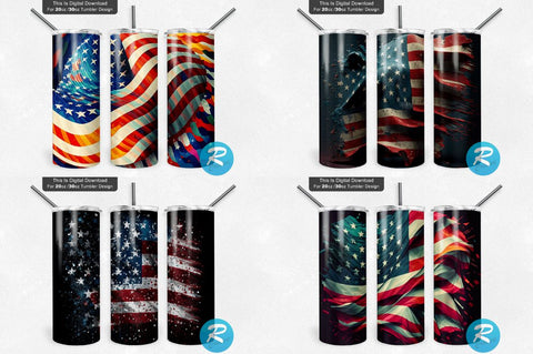 4th July Png Tumbler Bundle Sublimation Regulrcrative 