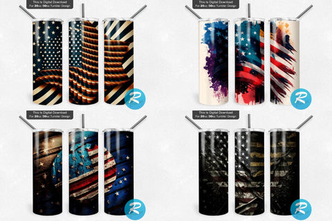 4th July Png Tumbler Bundle Sublimation Regulrcrative 