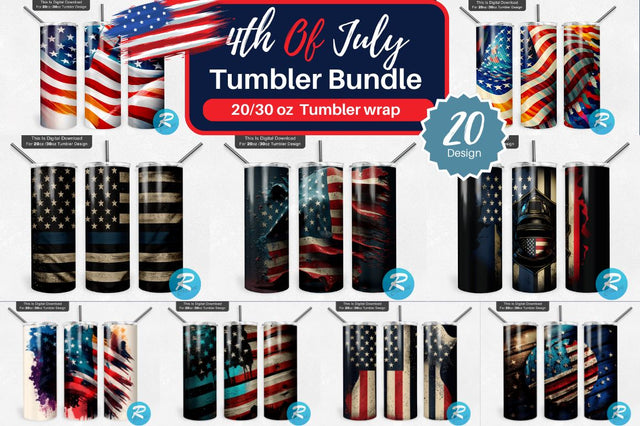 4th July Png Tumbler Bundle Sublimation Regulrcrative 