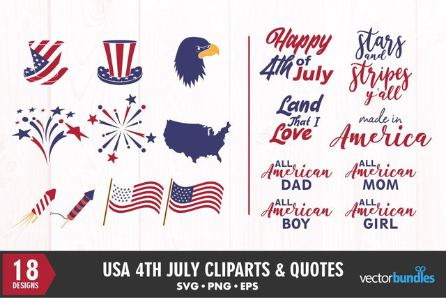 4th July quote bundle svg SVG vectorbundles 