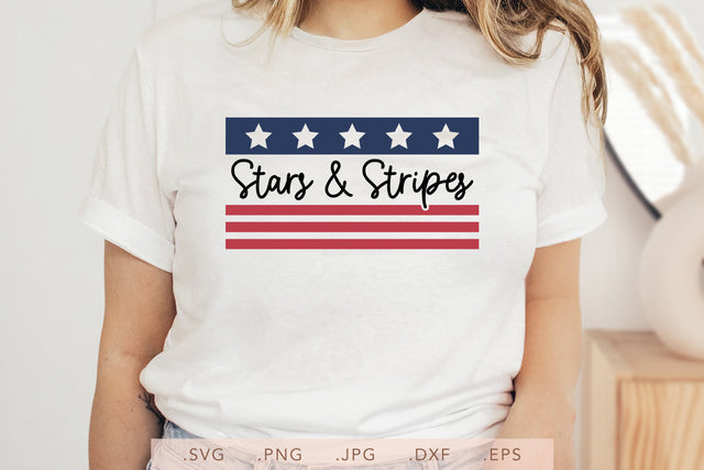 4th July Stars and Stripes SVG DXF JPG PNG EPS SVG Nanda Bayu 